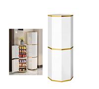 HCZION Étagère à Chaussures rotative DIY Organisateurs et Rangement de Chaussures, étagère à Chaussures étroite avec Porte, Support de Rangement Vertical 3/6/9/12/15 Niveaux, étagère à Chaussures p