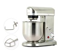 HCZKIUJY Batteur électrique de Table, Batteur à Spirale de 500 Watts, Bol mélangeur Vertical de 10 litres, 3 Vitesses, diamètre de 24 cm, Batteur de Cuisine Puissant et élégant