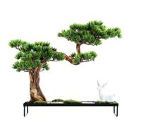 HCZKIUJY Bonsaï Artificiel, Plante décorative d'intérieur pour la Maison, la Table, Le Bureau, la Salle de Bain, Une étagère, la Chambre ou Le Salon.