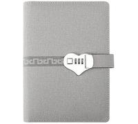 HCZKIUJY Carnets et journaux Agenda de Bureau avec Mot de Passe et Cadenas Fournitures Scolaires (Taille Unique)
