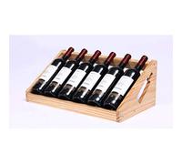 HCZKIUJY Casier à vin Capacité de Stockage des Bouteilles jusqu'à empilable Nouveau Mode amélioré