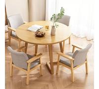HCZKIUJY Ensemble table ronde et chaise de bureau stable et solide - Petite table de négociation et chaise - Bureau à domicile - Table de salle de conférence - Base en métal audacieux