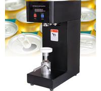 HCZKIUJY Machine de scellage de boîtes de Conserve électrique Commerciale, Semi-Automatique avec Compteur pour Un scellage Efficace dans l'industrie de l'emballage Alimentaire