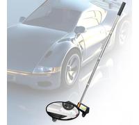 HCZKIUJY Miroir d'inspection Automobile, Miroir de sécurité rétractable pour Toit, réflecteur Convexe en Acrylique de 30 cm de diamètre, Convient pour Le Dessous du véhicule, sous Le v