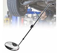 HCZKIUJY Miroir Rond d'inspection sous véhicule 2X, pour Points de contrôle, frontières douanières, poignée télescopique 20,5-63", 35,4-47", 18,7-45", Miroir grossissant de Recherche a(B)