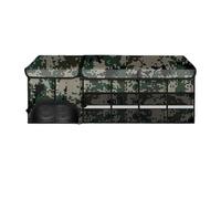 HCZKIUJY Organisateur de Rangement de Coffre pour Voiture, boîte de Rangement Pliable de Grande capacité, boîte de Rangement Portable en Tissu Oxford, Organisateur Peu encombrant (Vert 110 L)