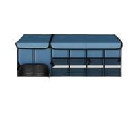 HCZKIUJY Organisateur de Rangement de Coffre pour Voiture, boîte de Rangement Pliable de Grande capacité, boîte de Rangement Portable en Tissu Oxford, Organisateur Peu encombrant (Bleu 110 L)