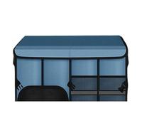 HCZKIUJY Organisateur de Rangement de Coffre pour Voiture, boîte de Rangement Pliable de Grande capacité, boîte de Rangement Portable en Tissu Oxford, Organisateur Peu encombrant (Bleu 72 L)