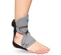 HCZKIUJY Orthèse de Pied Tombant réglable, Sangles pour Pied Tombant, équipement d'entraînement pour Les lésions nerveuses du Pied, pour l'assistance à la Marche après Un AVC hémiplégi(Left-S)