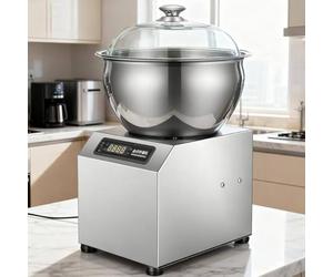 HCZKIUJY Pétrin électrique Professionnel, doté d'un Affichage numérique Clair, d'une capacité de 5 kg/8 kg et d'un Moteur à Double Rotation pour la pâte à Pizza, à Pain et à pâtis