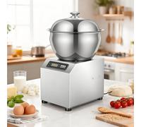 HCZKIUJY Pétrin Professionnel 5 kg/8 kg avec Affichage numérique, Double Rotation, cuve en Acier Inoxydable pour la préparation de pâtes à Pizza, à Pain et à pâtisserie
