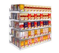 HCZKIUJY Présentoir à Cigarettes Automatique en Acrylique, Montage Mural ou sur comptoir, épaisseur : 10 Paquets(Clear-69x29x70cm/27x11x28in)