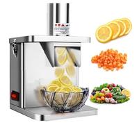 HCZKIUJY Râpe à Fromage, Coupe-légumes, Lame Spirale en Acier Inoxydable, râpe à légumes électrique, 250 W, Coupe-légumes Professionnel avec Lames de 6/8/10/12/15 mm