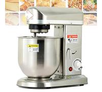 HCZKIUJY Robot pâtissier électrique, Bol mélangeur en Acier Inoxydable de 10 L, Robot culinaire Compact Professionnel à 3 Vitesses, Accessoires en Acier Inoxydable Inclus : Batteur mél