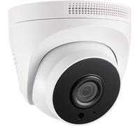 HD 3MP Caméra IP POE Intérieure avec Microphone,Audio Caméra de Sécurité Dôme Vision Nocturne IR à 3 LED Vue à Sistance P2P Caméra CCTV H.265/H.264 (I3006-POE-Audio)