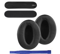 HD 450BT Coussinets de rechange avec bandeau large pour casque Sennheiser 450BT HD4.50BT HD4.50BTNC HD4.40BT HD450BT HD350BT HD400S HD458BT HD300, cuir protéiné plus doux et mousse à mémoire de forme