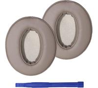 HD 450BT Coussinets d'écouteurs compatibles avec les casques Sennheiser HD 4.50BT, HD 4.50BTNC, HD 4.40BT, HD 350BT, avec cuir protéiné souple et mousse à mémoire de forme (champagne)
