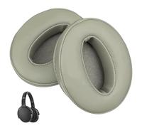 HD 450BT Soft Memory Coussinets d'oreille compatibles avec les casques Sennheiser HD 4.50BT, HD 4.50BTNC, HD 4.40BT, HD 350BT, avec cuir protéiné souple et mousse à mémoire de forme (champagne)