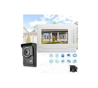 HD 7 pouces couleur LCD visiophone Intercom Sonnette caméra de vision nocturne AU