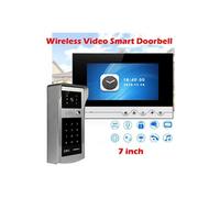HD 7 pouces couleur LCD visiophone Intercom Sonnette caméra de vision nocturne Royaume-Uni