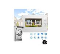 HD 7 pouces couleur LCD visiophone Intercom Sonnette caméra de vision nocturne Royaume-Uni