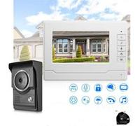 HD 7 pouces couleur LCD visiophone Intercom Sonnette caméra de vision nocturne Royaume-Uni