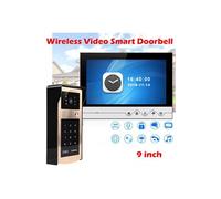 HD 9 pouces couleur LCD visiophone Intercom Sonnette caméra de vision nocturne Royaume-Uni G