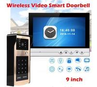 HD 9 pouces couleur LCD visiophone Intercom Sonnette caméra de vision nocturne Royaume-Uni