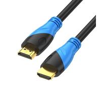 HD Cable, Computer Adapter, 59.06in High Speed, 4K Resolution, Portable Connector, Flexible Cord for Game, Console Setup, Desktop Monitor, Laptop Display, Office Workstation, Home Entertainment