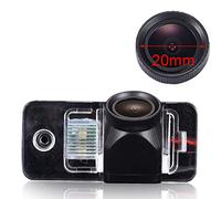 HD CCD 20mm Couleur Caméra avec Vision Nocturne système de recul étanche & Antichoc IP68 pour Audi A3 S3 8P 8V/A4 S4 Avant B6 B7 B8 8K 8H 8E/A5 8T 8F MK1/A6 A6L C6 C7 S6 4F 4G/A8 A8L S8 D4 4H Mk3/Q7