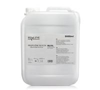 hd-line 5000 ml de propylène glycol E1520, parfait pour le bricolage, qualité pharmaceutique 99,7%, qualité alimentaire, matériau brut PG, pur, végétalien, Ph. Eur/USP, 5 l