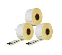 hd-line 99012 Lot de 3 rouleaux de 260 étiquettes par rouleau = 780 étiquettes autocollantes compatibles avec imprimantes Dymo Labelwriter & Seiko 89 x 36 mm