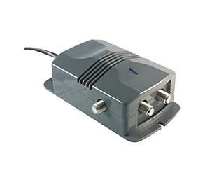 HD-Line HD-12A Alimentation 2 Sorties TV pour répartir Le Signal terrestre TNT Gris
