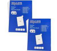 Hd-line Lot de 2 paquets d'étiquettes universelles 52,5 x 29,7 mm, 100 feuilles, 8000 pièces, autocollantes, imprimables, mates, en papier vierge, 40 étiquettes par feuille A4, blanches