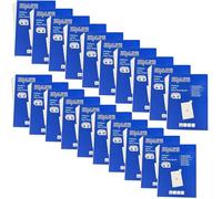 Hd-line Lot de 20 paquets d'étiquettes universelles 52,5 x 29,7 mm, 100 feuilles, 80 000 pièces, autocollantes, imprimables, en papier mat, vierges, 40 par feuille A4, blanc