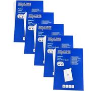 Hd-line Lot de 5 paquets de 100 feuilles d'étiquettes d'adresse, 70 x 37 mm, 12 000 étiquettes autocollantes imprimables, 24 par feuille A4, blanc, Étiquettes d'adresse universelles