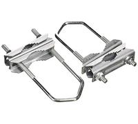 HD-LINE Bride d'étrier antenne - Collier pour fixation d'antenne ou parabole sur mât