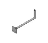 HD-Line Support d'antenne Satellite pour Balustrade - 25 cm x 70 cm - Distance au Mur - Montage Mural et Balcon