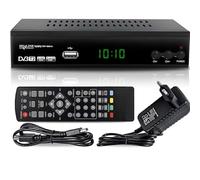 HD-Line Tempo 4000 Decodeur TNT HD pour TV/Full HD Decodeurs TNT Peritel/HDMI Décodeur, Demodulateur, Recepteur, Boitier, Adaptateur HEVC, Tuner, Noir, tmp4000