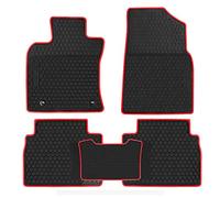 HD-Mart Tapis de Sol en Caoutchouc pour Toyota Camry 7ème 2012-2013-2014-2015-2016-2017-2018-2019,Custom Fit Tapis de Sol pour Voiture Noir 2018-2019 Version HD-JD-10-2GS