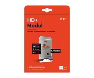 HD Plus Ci + Module Ultra HD Inclus HD+ Sender-Paket pour 6 Mois Gratuit