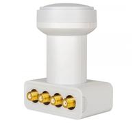 Megasat Tête LNB quad HD-Profi, 4 abonnés, capacité 40 mm, contacts dorés