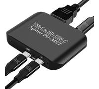 HD,Répartiteur HD et USB | Connecteur Multiport Portable 4K@60Hz pour Maison, Voyage, Ordinateur Portable, Téléphone Et Tablettes