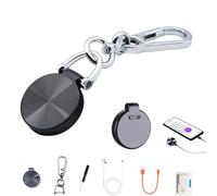 HD Smart Voice Recorder with One-Touch Recording & Playback, Keychain Mini Voice Recorder, Recording Device for Lectures, Meetings, Intervie (with Keychain,8GB)