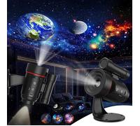 HD Star Sky Projector, Planetarium Projector Sky Star Ceiling Rechargeable with 2000 mAh Battery, 360° LECTEUR ENREGISTREUR HD DVD