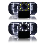 HD Voiture Caméra 8 LED Vision Nocturne, 170 ° Grand Angle Imperméable Caméra de Plaque d'immatriculation Système de TV NTSC Caméra de Recul pour Voiture Mercedes B200 A Class W169 B Klasse T245