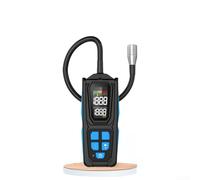 HD02 Détecteur de fuite de gaz numérique avec détection multi-gaz pour R22 R32 R134a, haute sensibilité, 14,2 g/an, triple système d'alarme avec buzzer et rétroéclairage clignotant, tuyau