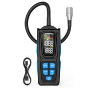HD02C Détecteur de fuite pour techniciens CVC Détecte R22 R32 R134a en 10 secondes Résolution 1 PPM Tuyau d'échantillonnage réglable 270 mm