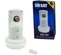 HD101 LNB Single Tête Parabole Universelle Full HD 4K Gain 65dB