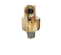 HD20 DN20 3/4 pouces Joint rotatif 360 Joint rotatif eau Air huile couplage pivotant pulvérisation connecteur universel Rotation en laiton(Right Thread)